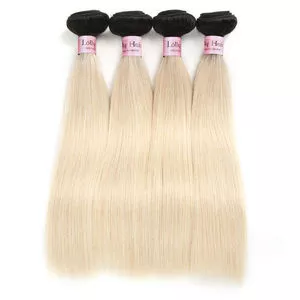 Lolly Hair Dark Root 100% Unprocessed Straight Human Hair 4...