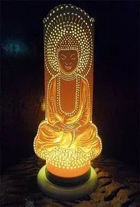 pvc lamp Buddha