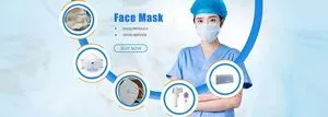  face mask, thermometer