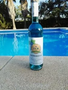 vinho azul do Mediterrâneo