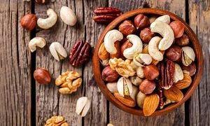 frutos secos, y todo tipo de alimentos