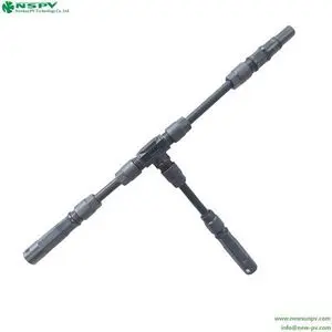 1500VDC Conector fotovoltaico miniatura T-Adapter conector...