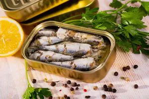 Peixe de sardinha enlatado disponível para 2020. Pré-encomendar...