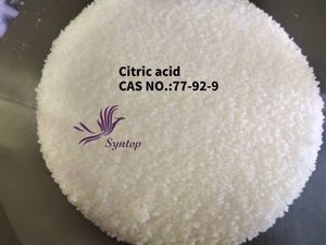 Citric acid used as an acidity regulator