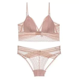 Traje de lencería de encaje de Copa triangular Ulrich