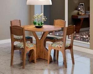 餐厅 5 个座位，圆桌 105 厘米