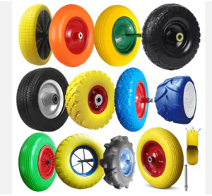 10 12 13 14 15 16 polegadas PU espuma pneu liso livre