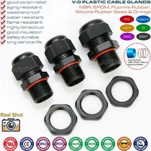 Racor Conector Glándula Prensaestopa M20x1.5 (6-12mm) nylon IP68...