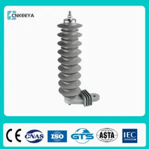 Carcaça de polímero, pára-raios de óxido metálico sem lacunas