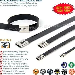 Abraçadeira de aço inoxidável 316L, 316, 304 premium com...