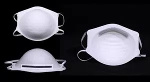 圆形杯状头戴式防护N95口罩