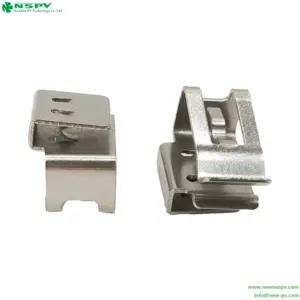 Braçadeira de fio fotovoltaico Cartão de fio de metal...