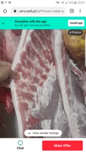 frozen meat and beef 