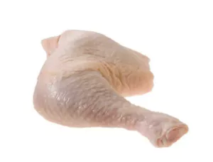 Cuarto de pierna de pollo congelado
