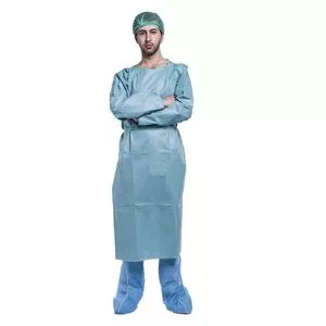 PP+PE elastic/kniffed cuffs disposable isolation gown/surgical...