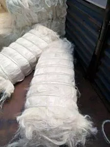 100% Natural Bleached White Sisal Fiber