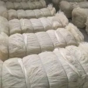 100% Natural raw sisal fiber for gypsum/plaster