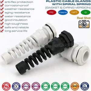 Polyamide Nylon Plastic Waterproof Cable Gland IP69K/IP68 with...