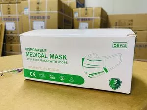 Surgical masks; 3-ply; Disposable