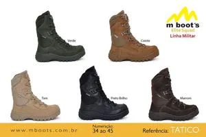 Coturno Militar mbootsbrasil Tatico