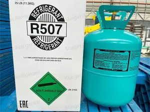 507 Gás refrigerante R507A 11,3 kg Gás refrigerante R507