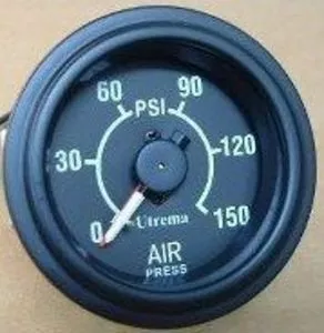 Utrema Auto Mechanical Dual Needle Air Pressure Gauge 2-1/16...