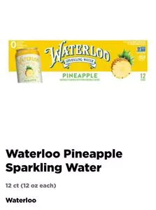Água com gás Waterloo