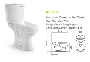 Flush toilets for Brazil