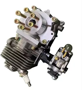Motor híbrido, monocilíndrico, dois tempos, movido a óleo, motor...