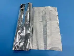 Tecido de fibra de vidro de folha de alumínio, material isolante...