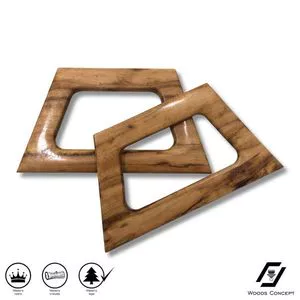 Wooden handbag handles