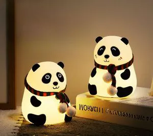 Luz Nocturna de Silicona Recargable | Diseño de Panda, Conejo y...