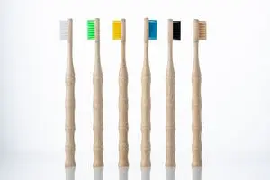 Design de escova de dentes de bambu