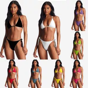 Biquíni feminino brasileiro maiô sexy split swimsuit