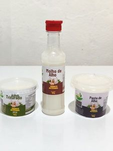 Pasta de ajo, salsa de ajo y ajo machacado con sal 160 g