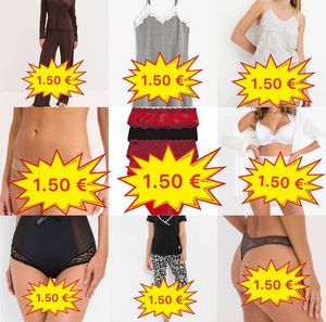 € 1,50/peça – MIX de roupas íntimas femininas, sutiãs, tops,...