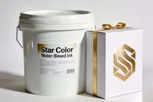Tinta flexográfica dourada à base de água de alto brilho -...