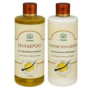 Champú y acondicionador para el cuidado del cabello con keratina...