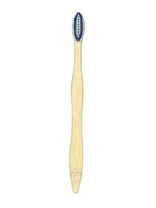 Cepillo de pelo de bambú blanco y azul BRPB-002A