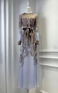 Maiô feminino romântico de seda e linho de alta qualidade,...