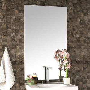 Espelheira para banheiro com painel branco Delta