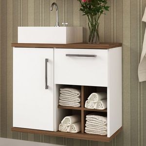 Balcão Veneza 70cm suspenso para banheiro