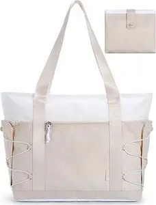 VL25008-Bolsa de Playa Plegable con Cremallera