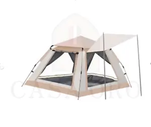 Outdoor Camping Tent with Two-in-One Canopy, Portable, Foldable...