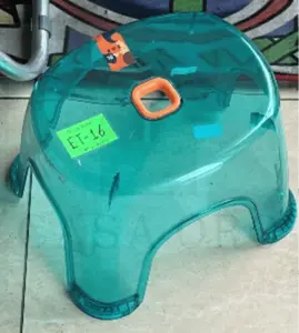 Plastic stool, bathroom stool, simple square stool, low stool,...