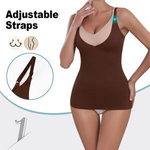 31068 女士无痕塑身开胸吊带背心