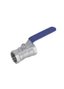 Válvula de esfera de aço inoxidável de uma peça