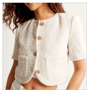 Conjunto de Vestido Curto de Estilo Simples