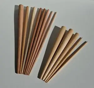 Mango de cepillo de madera