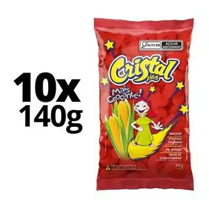 Pipoca Doce 140g Cristal Plus